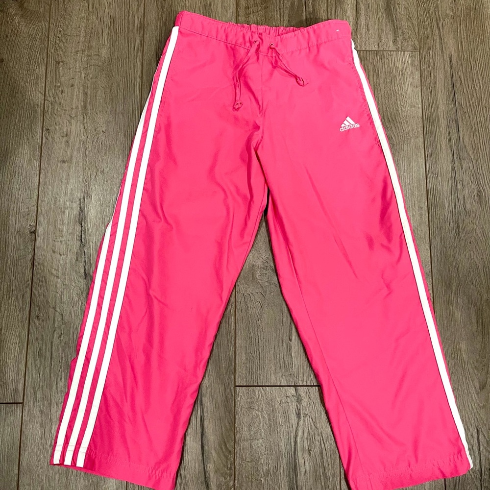 RARE Y2K ADIDAS 2000s VINTAGE Hot Pink Capris